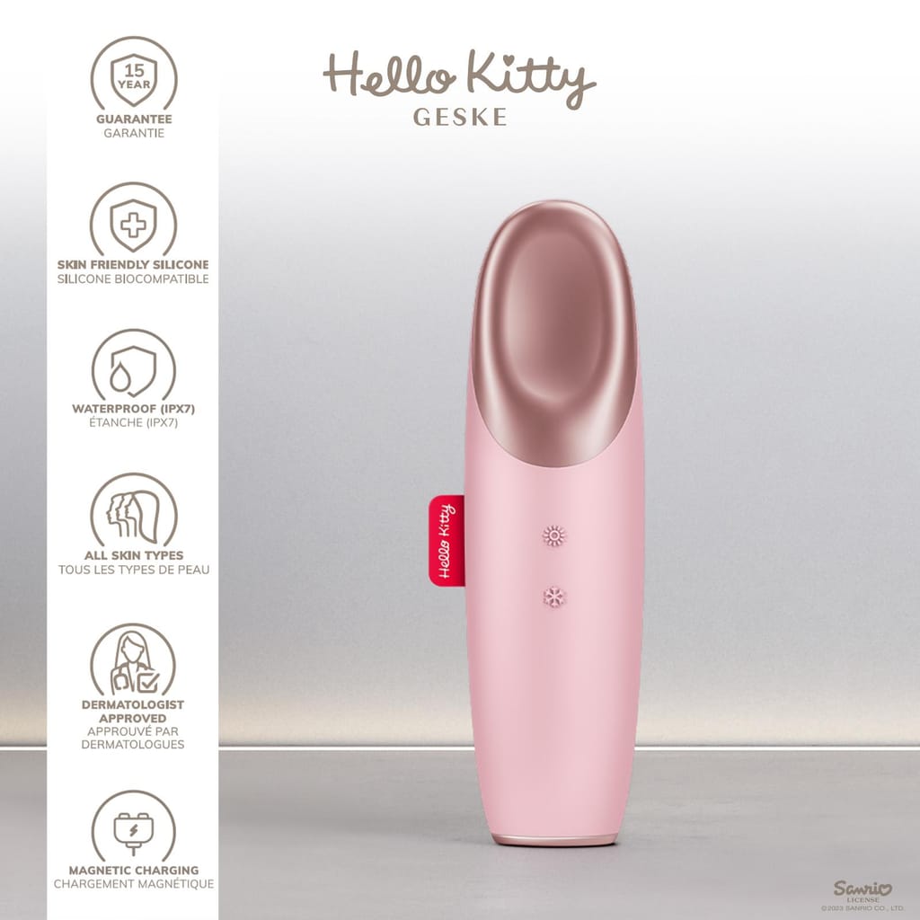 Фото товару: Енерджайзер для очей GESKE Warm&Cool Eye Energizer 6в1 by Hello Kitty pink № 2