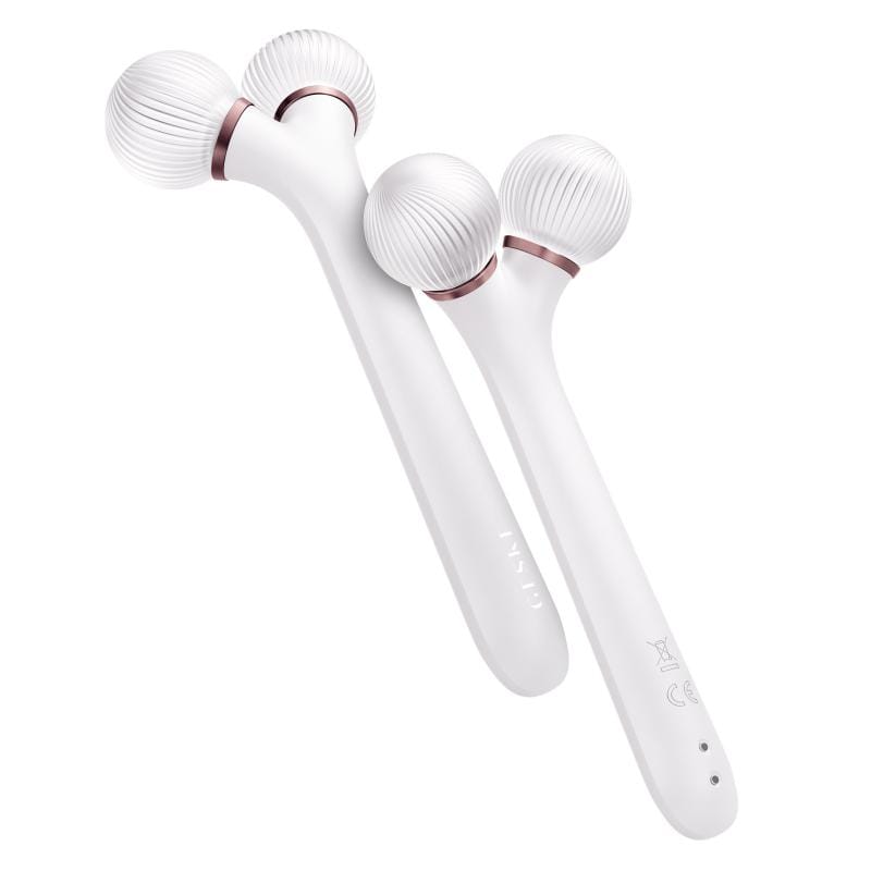 Фото товару: Електронний ультразвуковий ролик для обличчя GESKE Sonic Facial Roller 4в1 starlight № 5