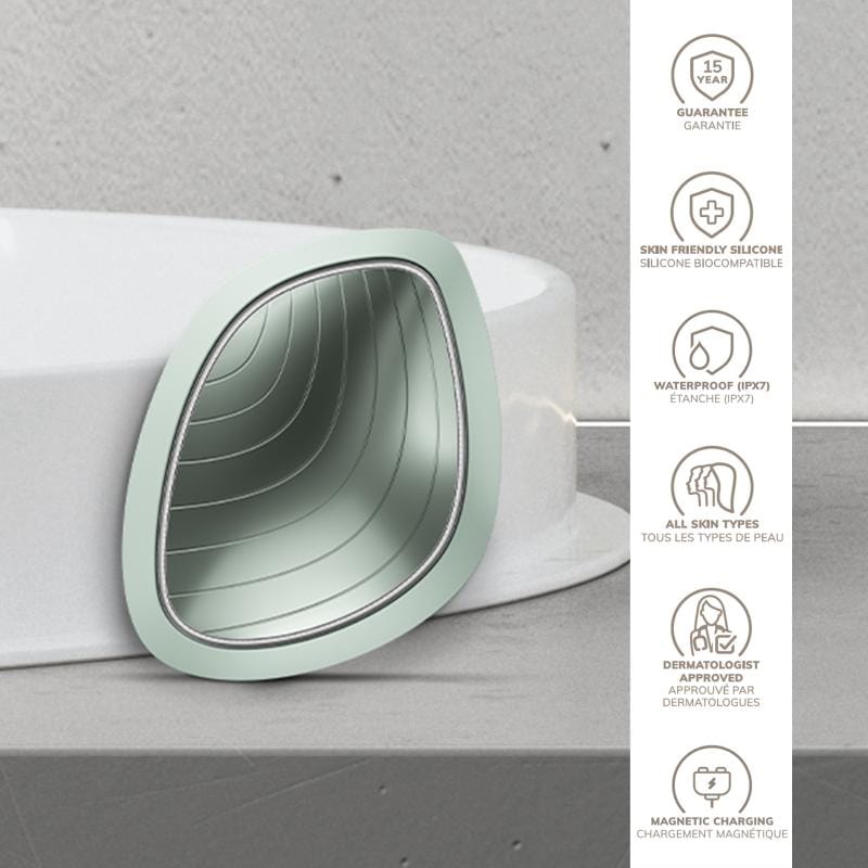 Фото товару: Ультразвукова маска тепло та холод GESKE Sonic Warm&Cool Mask 9в1 green № 2