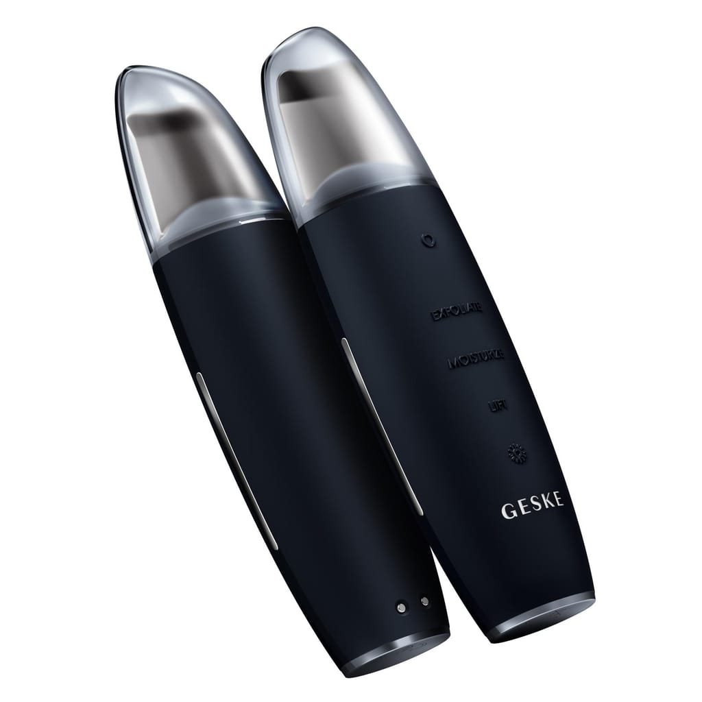 Фото товару: Мікрострумовий скрабер для шкіри та усунення чорних точок GESKE MicroCurrent Skin Scrubber&Blackhead Remover 9в1 black № 5