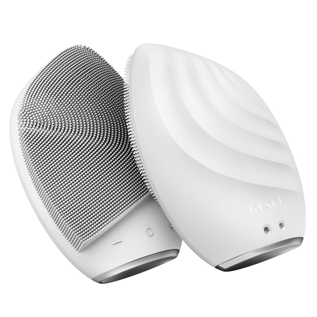 Фото товару: Електронна ультразвукова щітка для обличчя GESKE Sonic Facial Brush 5в1 white № 5