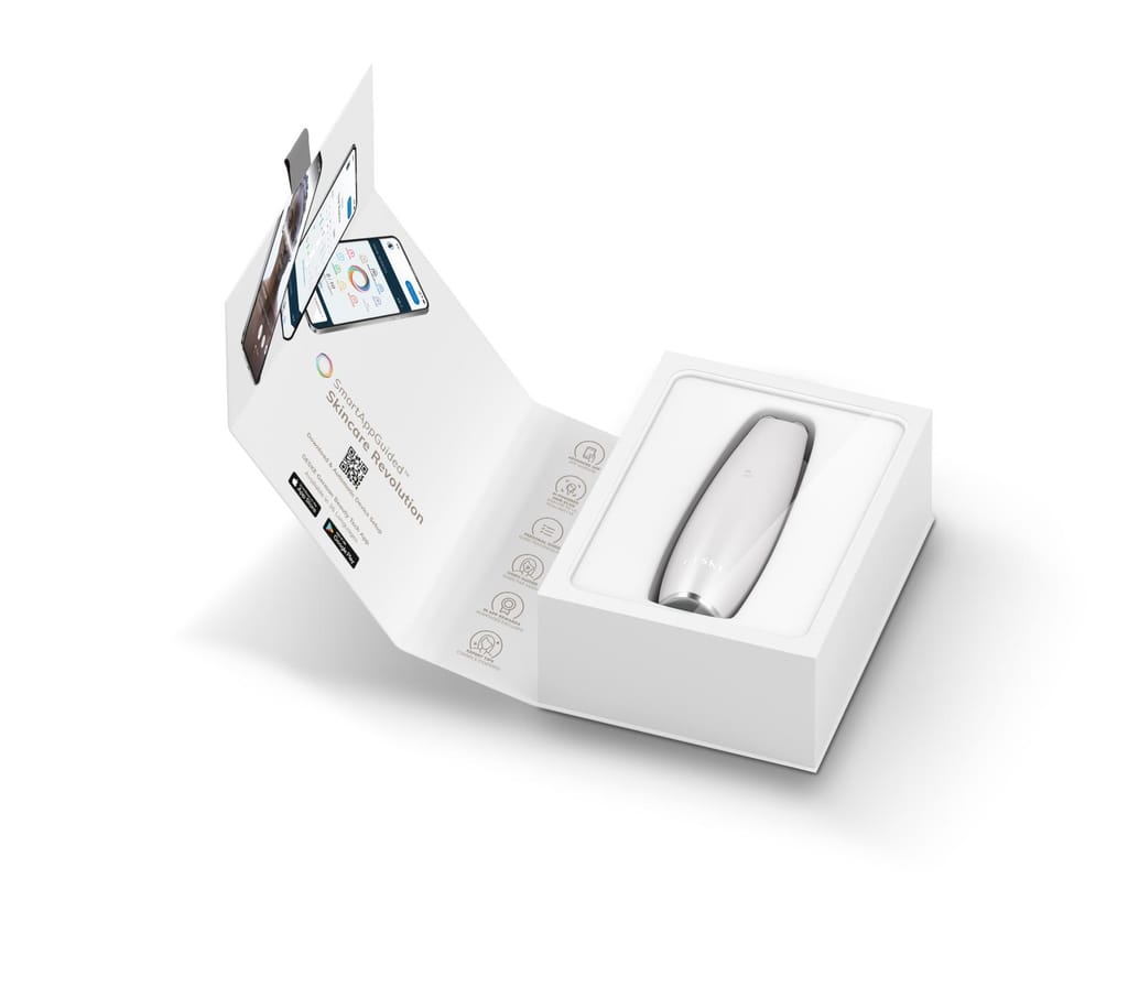 Фото товару: Мікрострумова ручка для підтяжки обличчя GESKE MicroCurrent Face-Lift Pen 6в1 white № 8