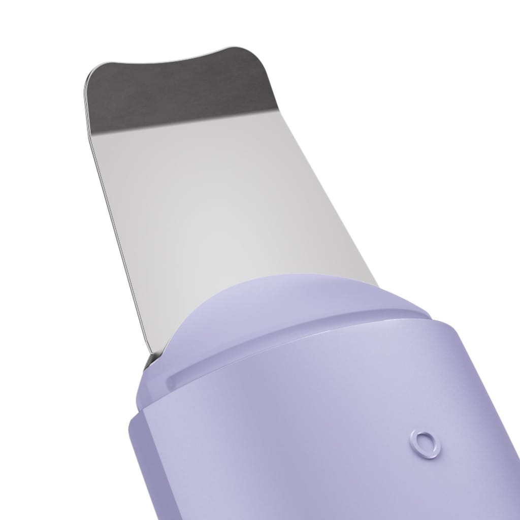 Фото товару: Мікрострумовий скрабер для шкіри та усунення чорних точок GESKE MicroCurrent Skin Scrubber&Blackhead Remover 9в1 purple № 4