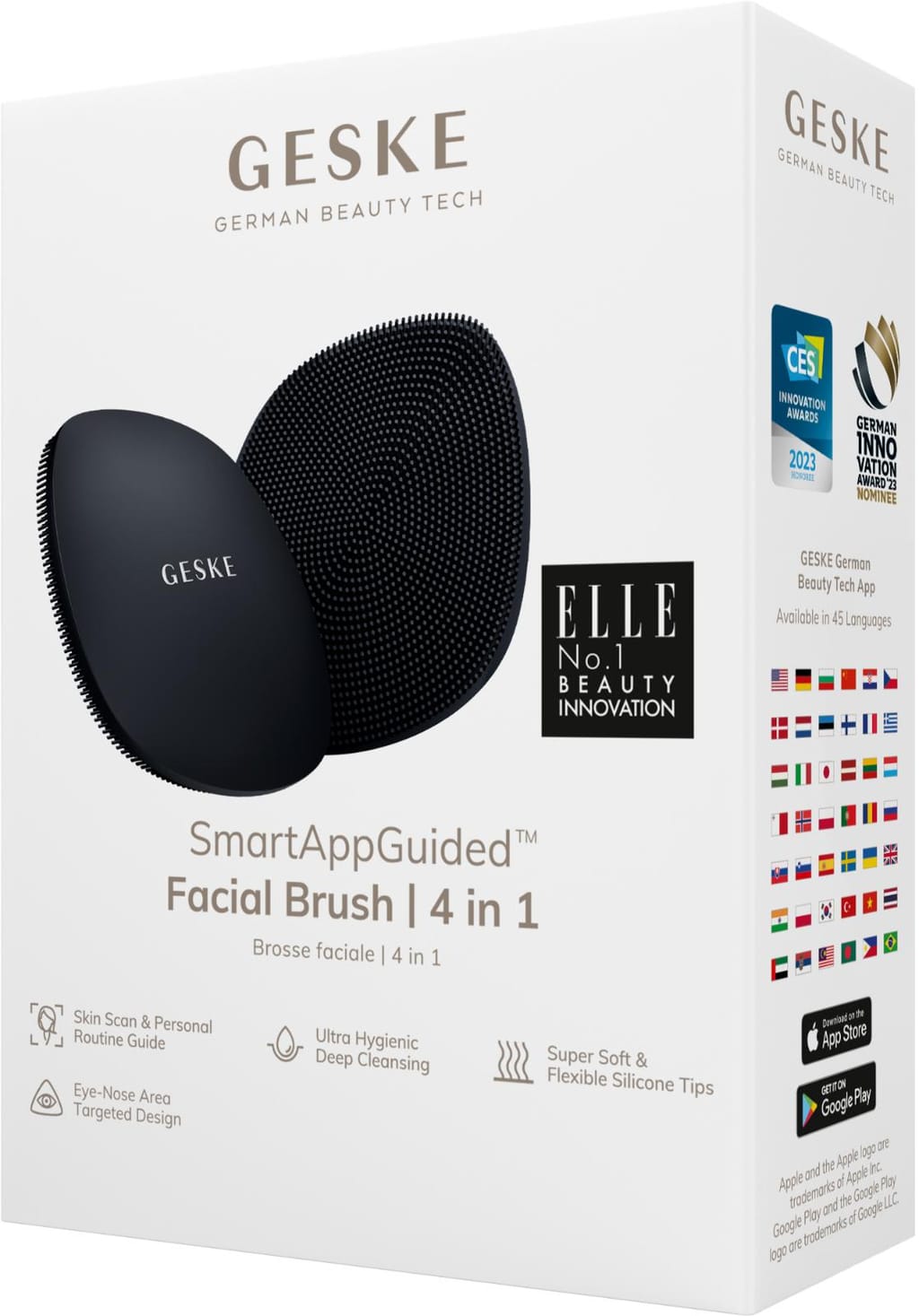 Фото товару: Щітка для обличчя GESKE Facial Brush 4в1 black № 7