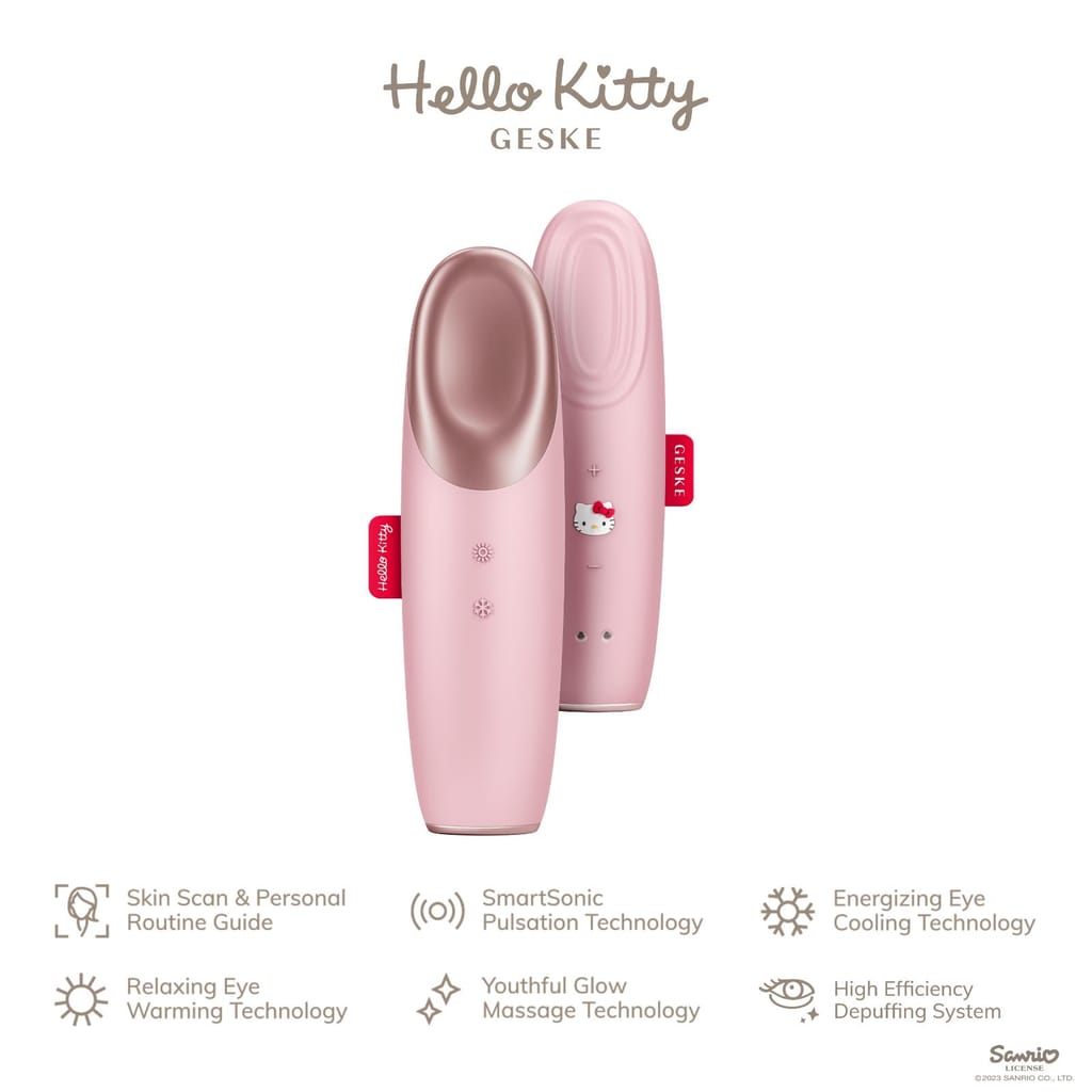 Фото товару: Енерджайзер для очей GESKE Warm&Cool Eye Energizer 6в1 by Hello Kitty pink № 1
