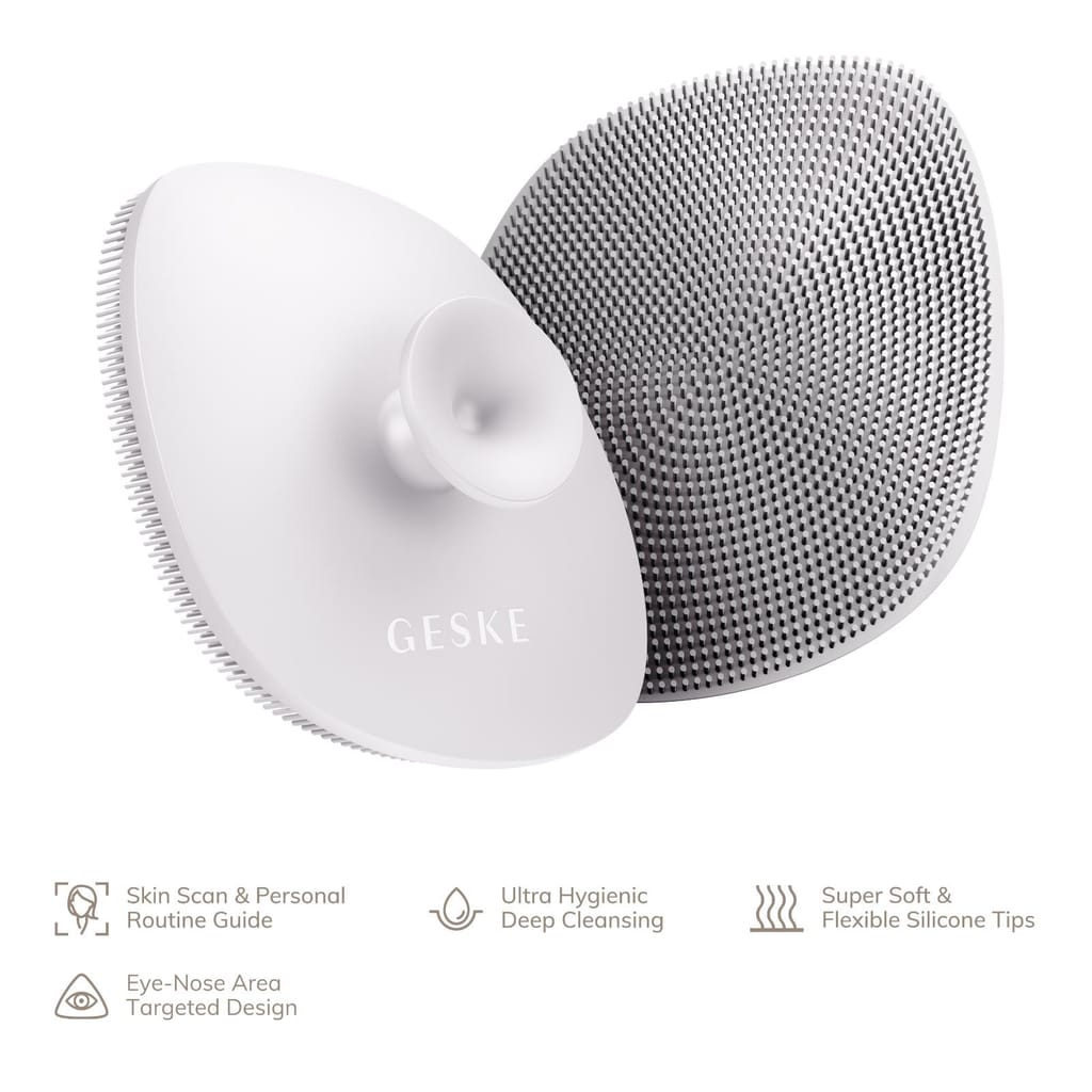 Фото товару: Щітка для обличчя GESKE Facial Brush 4в1 з тримачем starlight № 1