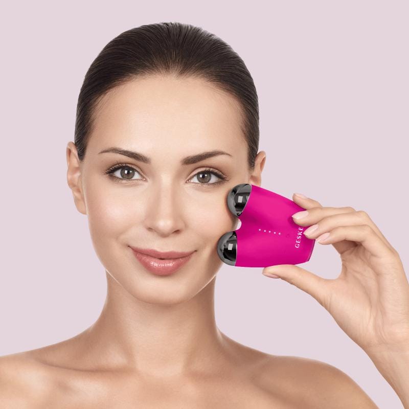 Фото товару: Мікрострумовий підтягувач обличчя GESKE MicroCurrent Face-Lifter 6в1 magenta № 3