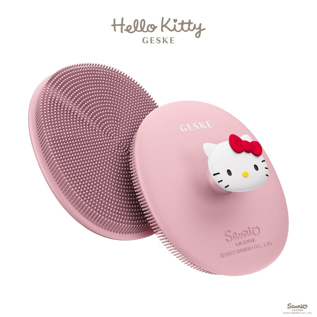 Фото товару: Щітка для обличчя GESKE Facial Brush 3в1 by Hello Kitty з тримачем pink № 5