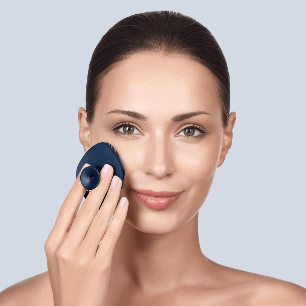 Фото товару: Щітка для обличчя GESKE Facial Brush 4в1 з тримачем midnight № 3