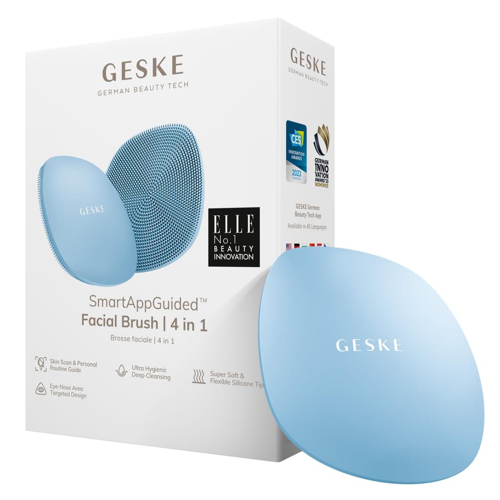 Фото товару: Щітка для обличчя GESKE Facial Brush 4в1 aquamarine № 0
