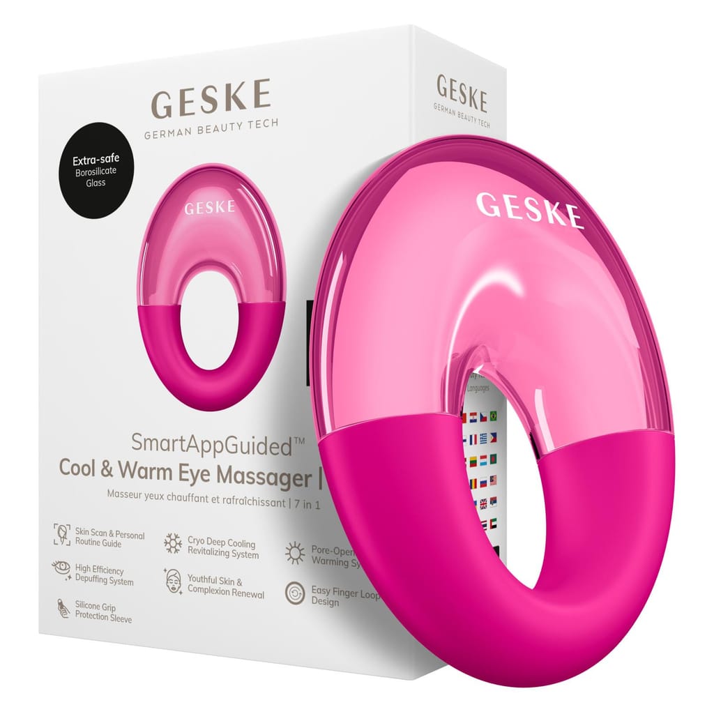 Фото товару: Масажер для очей GESKE Cool&Warm Eye Massager 7в1 magenta № 0