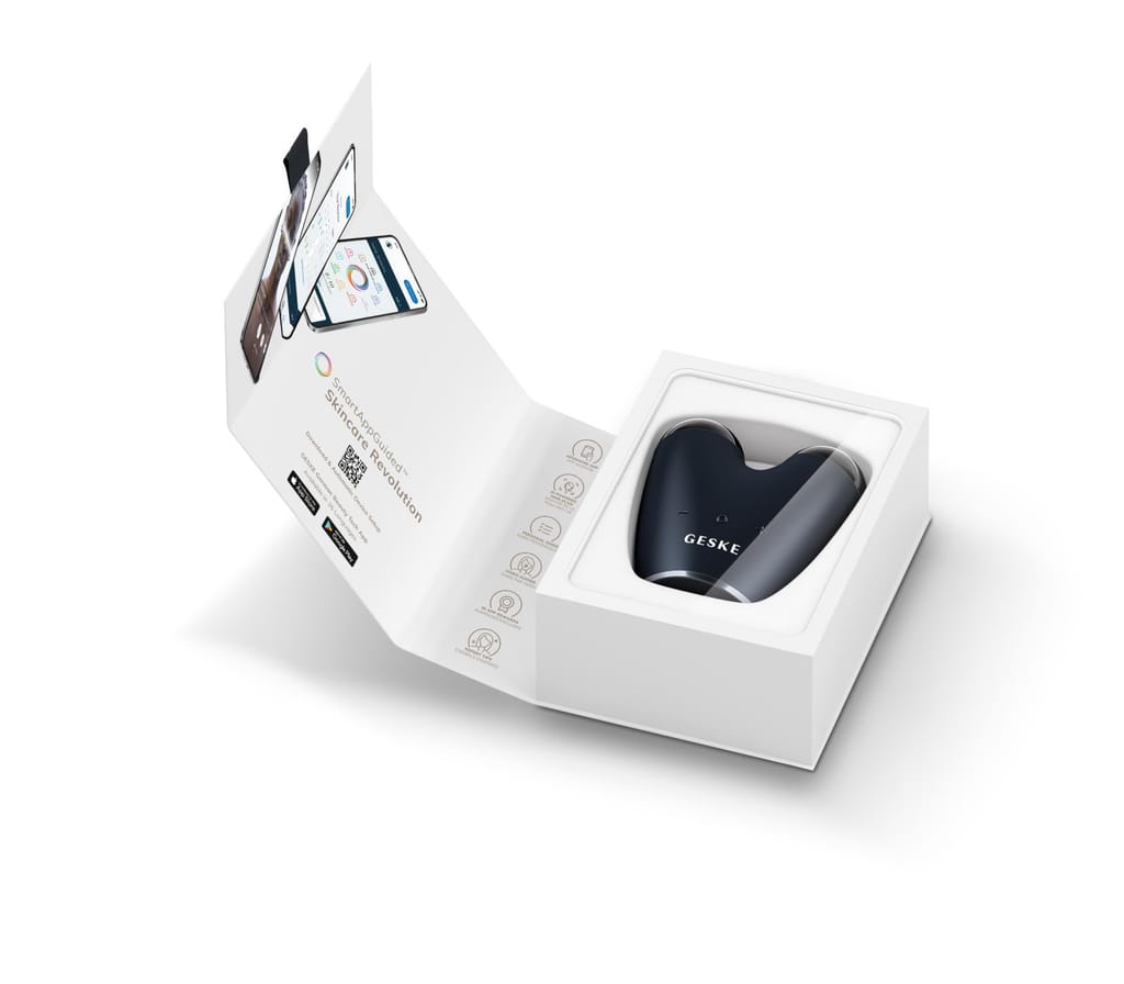 Фото товару: Мікрострумовий підтягувач обличчя GESKE MicroCurrent Face-Lifter 6в1 black № 8