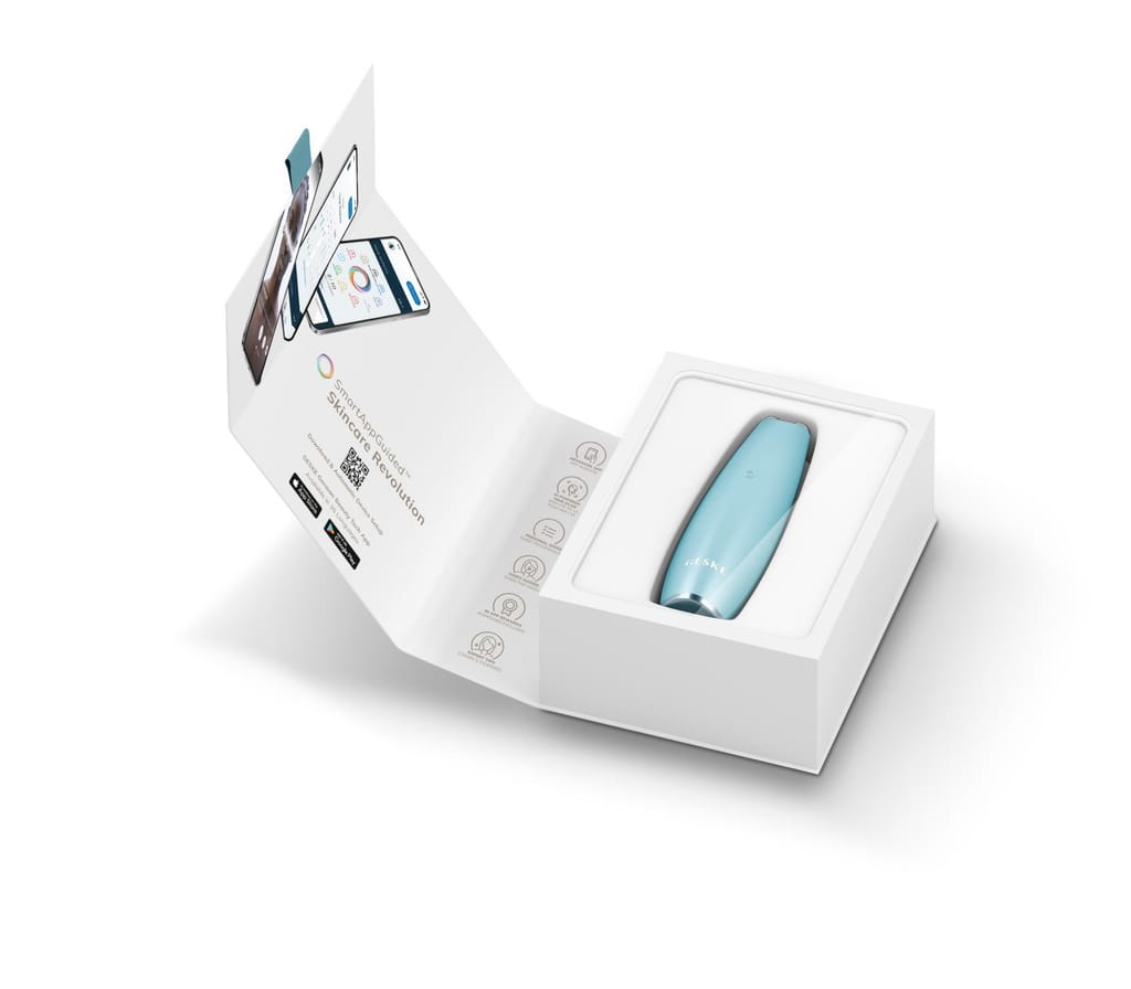 Фото товару: Мікрострумова ручка для підтяжки обличчя GESKE MicroCurrent Face-Lift Pen 6в1 turquoise № 8