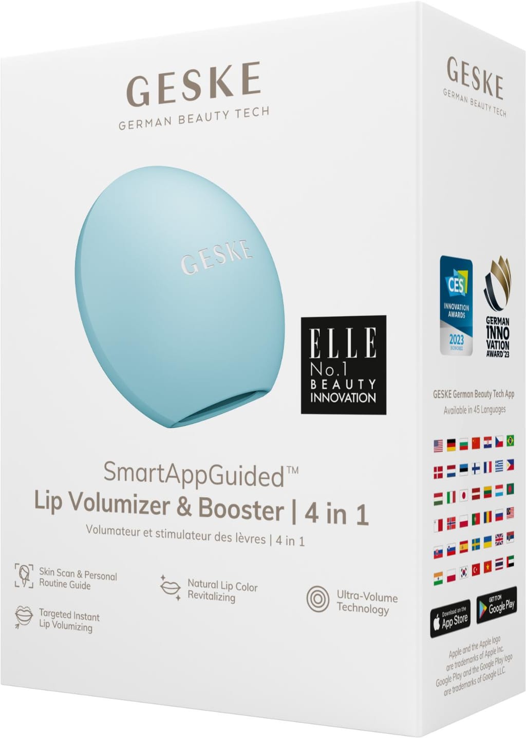 Фото товару: Пристрій для збільшення обʼєму губ GESKE Lip Volumizer&Booster 4в1 Small turquoise № 7