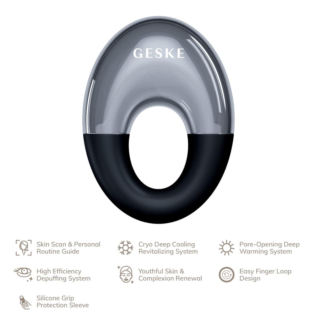 Фото товару: Масажер для очей GESKE Cool&Warm Eye Massager 7в1 black № 1