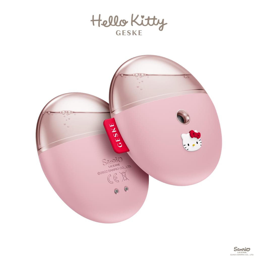 Фото товару: Електронний освіжувач для зволоження обличчя GESKE Facial Hydration Refresher 4в1 by Hello Kitty pink № 5