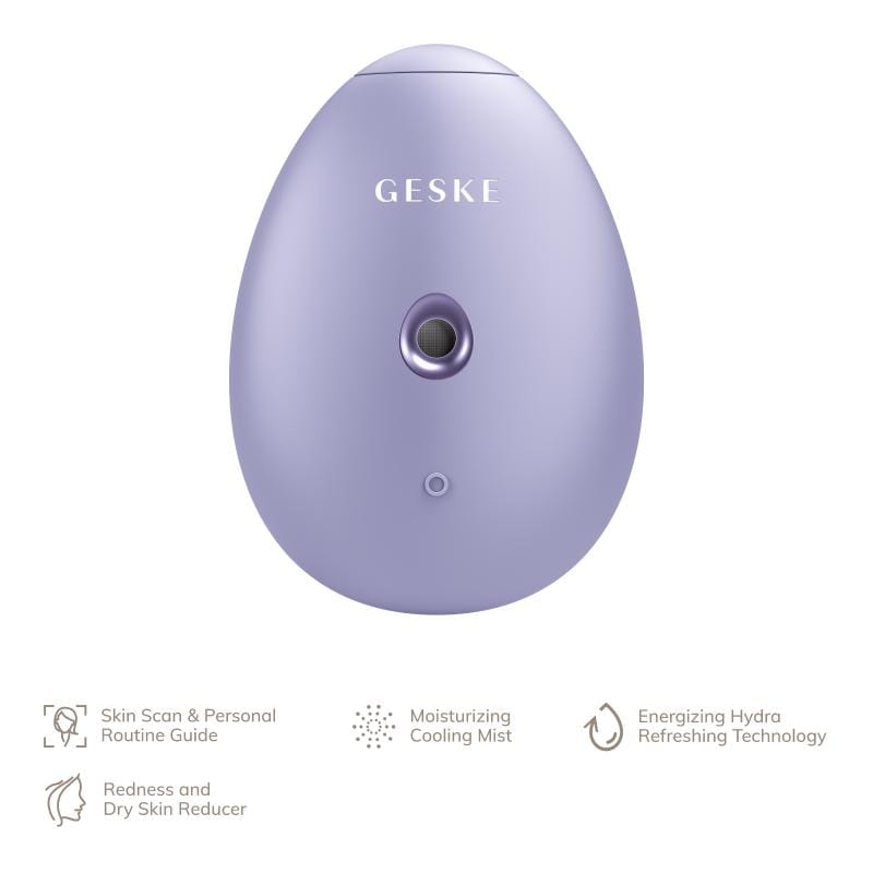 Фото товару: Електронний освіжувач для зволоження обличчя GESKE Facial Hydration Refresher 4в1 purple № 1