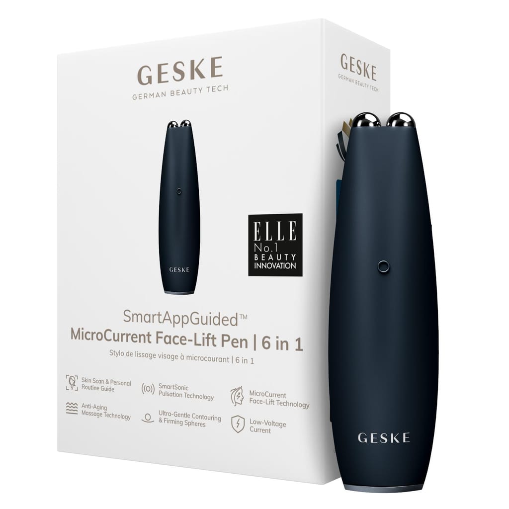 Фото товару: Мікрострумова ручка для підтяжки обличчя GESKE MicroCurrent Face-Lift Pen 6в1 black № 0