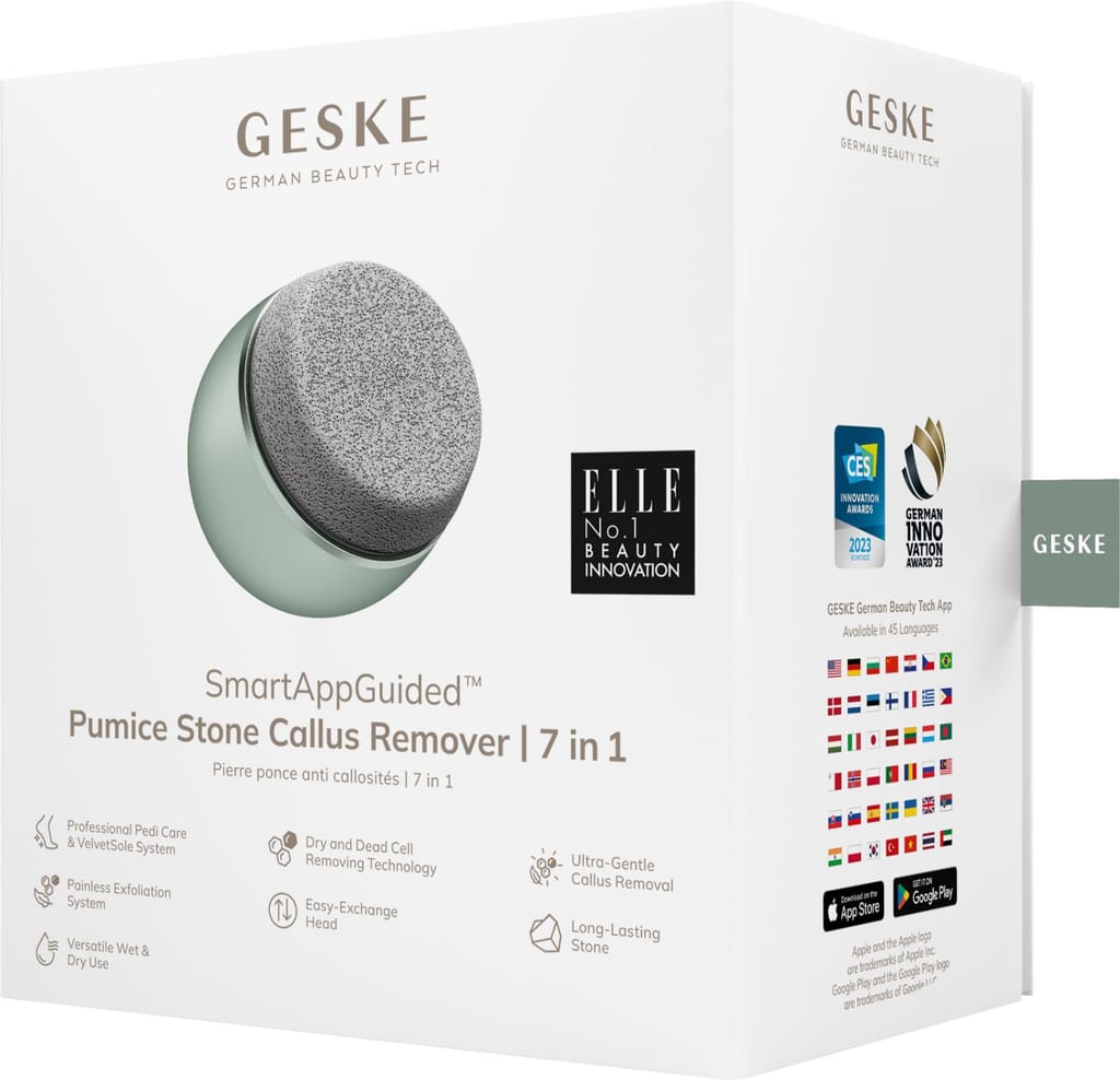 Фото товару: Набір для догляду за стопами GESKE Pumice Stone Callus Remover 7в1 green № 6