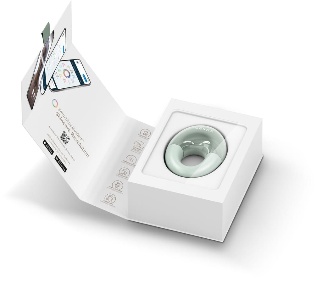 Фото товару: Масажер для очей GESKE Cool&Warm Eye Massager 7в1 green № 8