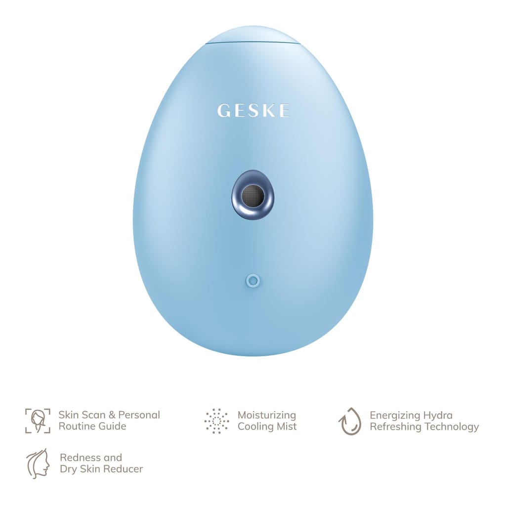 Фото товару: Електронний освіжувач для зволоження обличчя GESKE Facial Hydration Refresher 4в1 aquamarine № 1