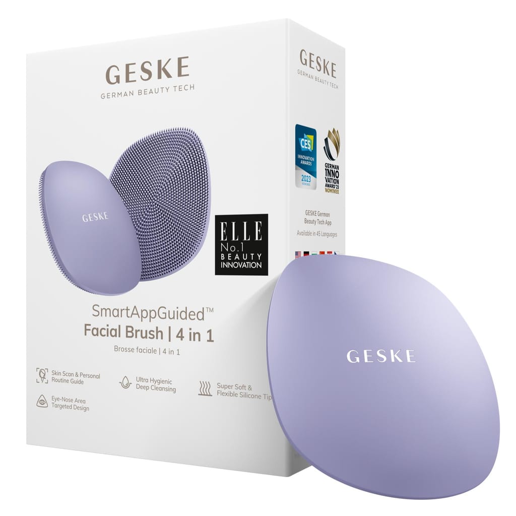 Фото товару: Щітка для обличчя GESKE Facial Brush 4в1 purple № 0
