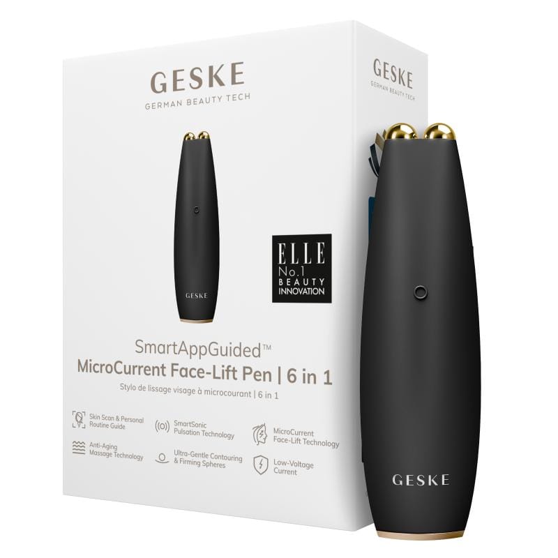 Фото товару: Мікрострумова ручка для підтяжки обличчя GESKE MicroCurrent Face-Lift Pen 6в1 gray № 0