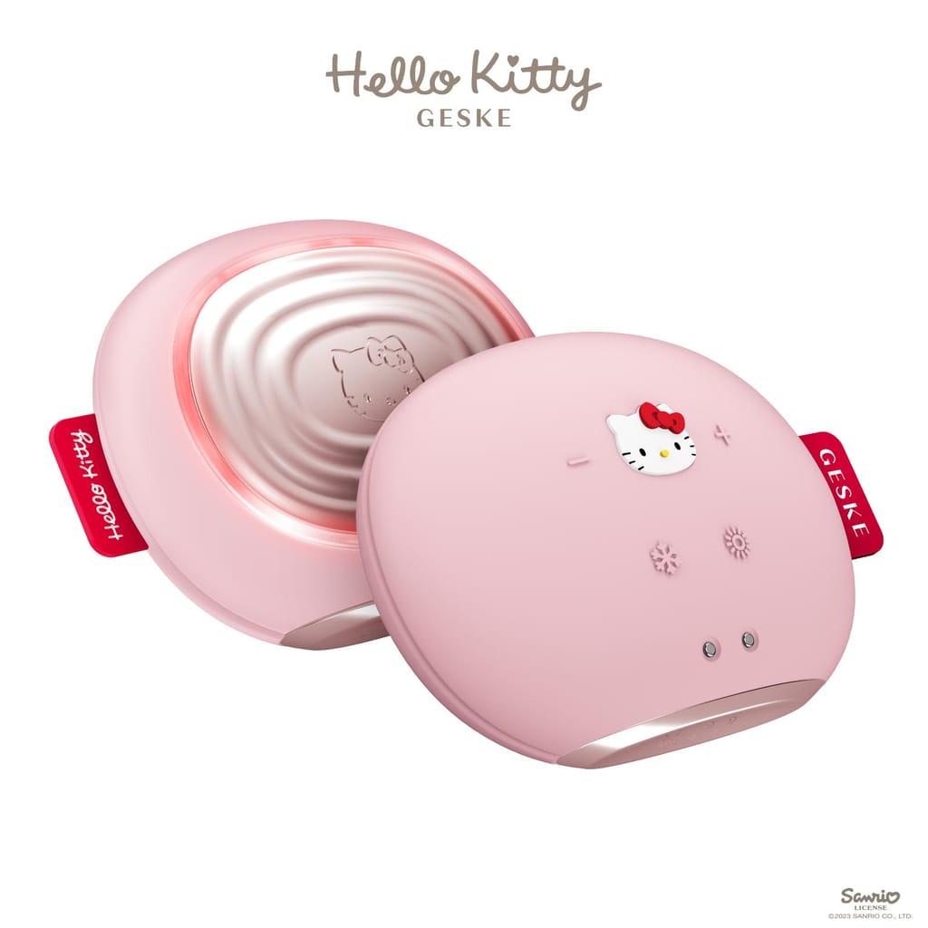 Фото товару: Ультразвукова маска тепло та холод GESKE Sonic Warm&Cool Mask 8в1 by Hello Kitty pink № 5