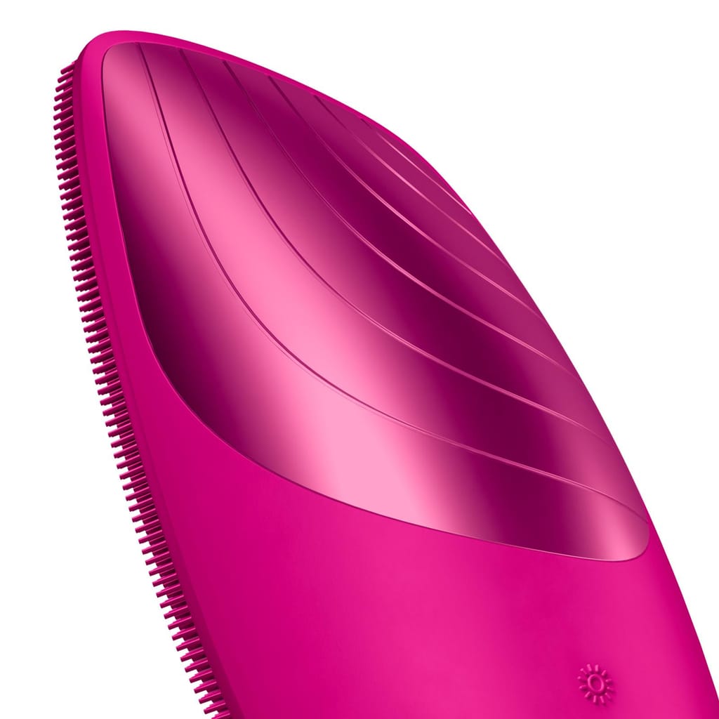 Фото товару: Електронна звукова термо щітка для обличчя GESKE Sonic Thermo Facial Brush 6в1 magenta № 4