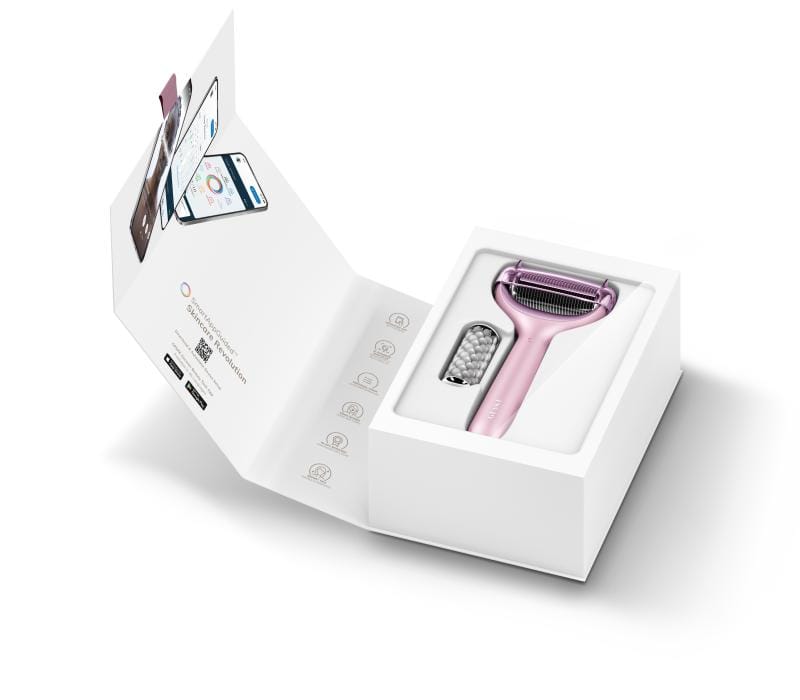 Фото товару: Електронний ролер для обличчя та тіла з мікроголками GESKE MicroNeedle Face&Body Roller 8в1 pink № 8