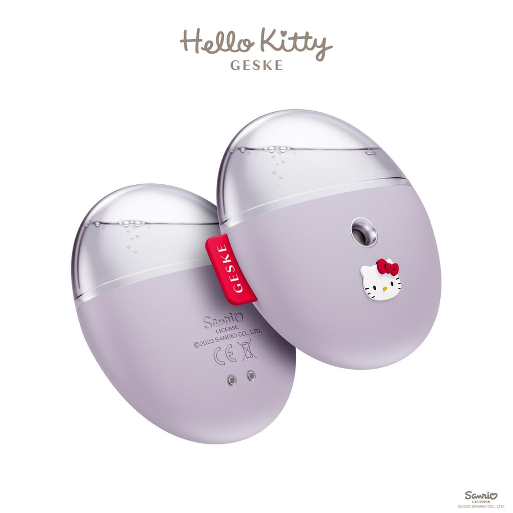 Фото товару: Електронний освіжувач для зволоження обличчя GESKE Facial Hydration Refresher 4в1 by Hello Kitty purple № 5