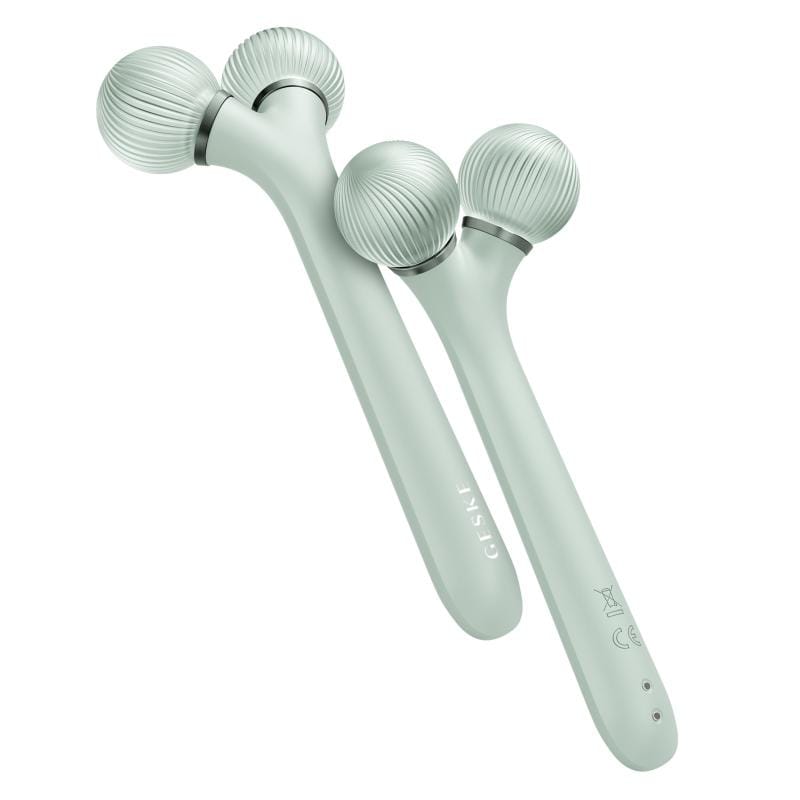 Фото товару: Електронний ультразвуковий ролик для обличчя GESKE Sonic Facial Roller 4в1 green № 5