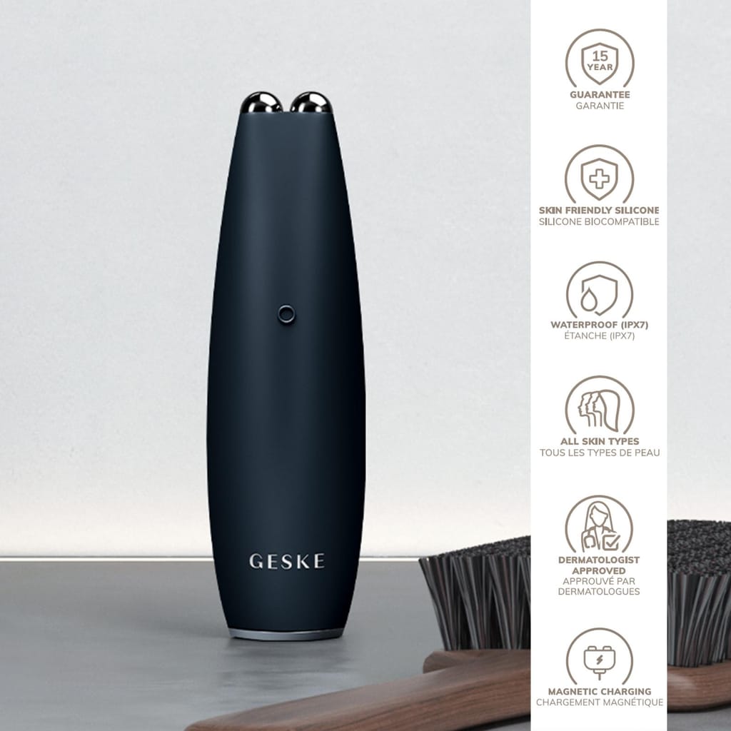 Фото товару: Мікрострумова ручка для підтяжки обличчя GESKE MicroCurrent Face-Lift Pen 6в1 black № 2