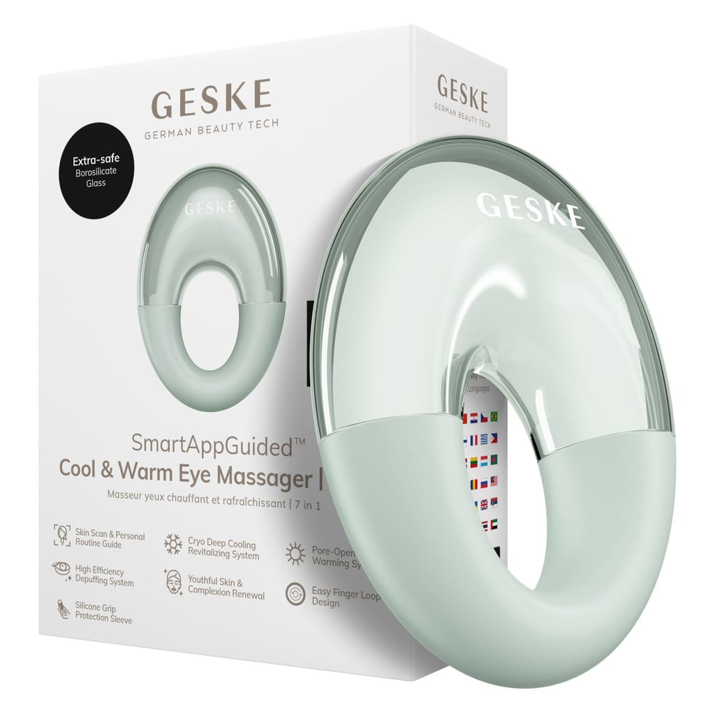 Фото товару: Масажер для очей GESKE Cool&Warm Eye Massager 7в1 green № 0
