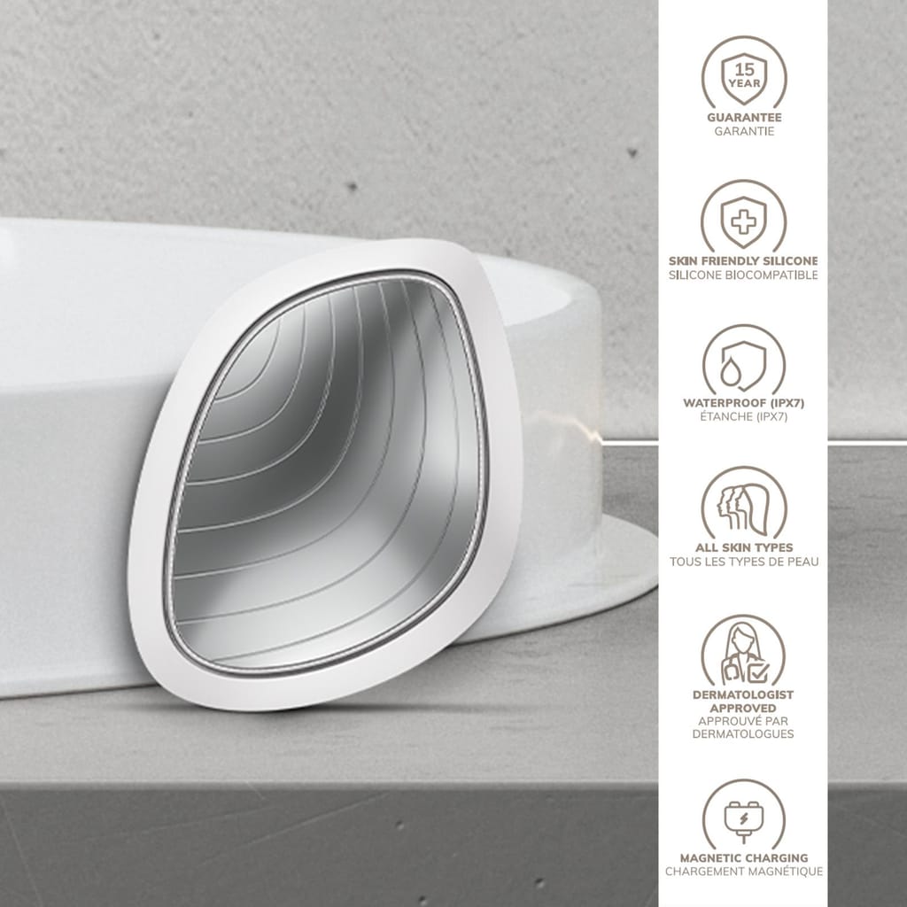 Фото товару: Ультразвукова маска тепло та холод GESKE Sonic Warm&Cool Mask 9в1 white № 2