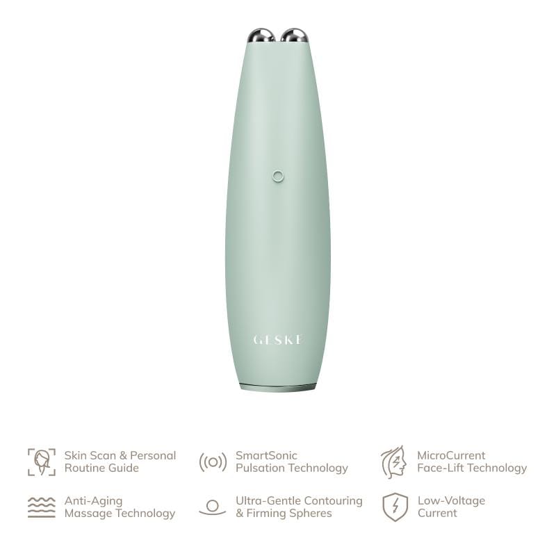 Фото товару: Мікрострумова ручка для підтяжки обличчя GESKE MicroCurrent Face-Lift Pen 6в1 green № 1