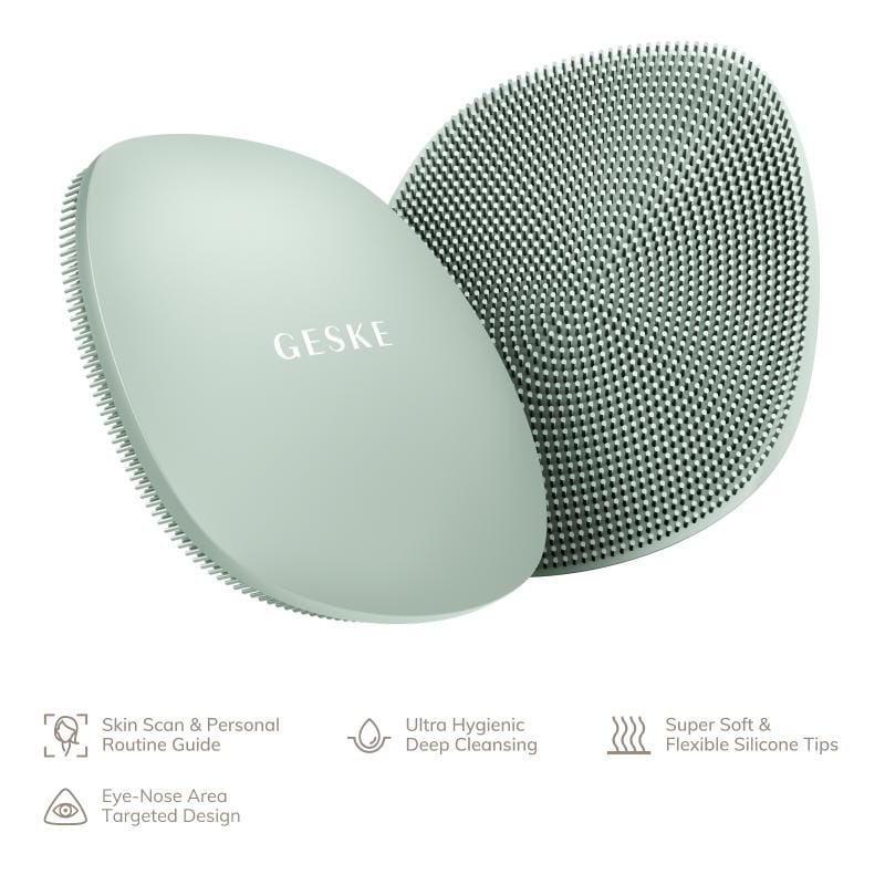 Фото товару: Щітка для обличчя GESKE Facial Brush 4в1 green № 1