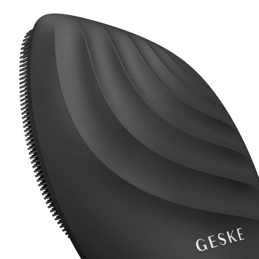 Фото товару: Електронна ультразвукова щітка для обличчя GESKE Sonic Facial Brush 5в1 gray № 4