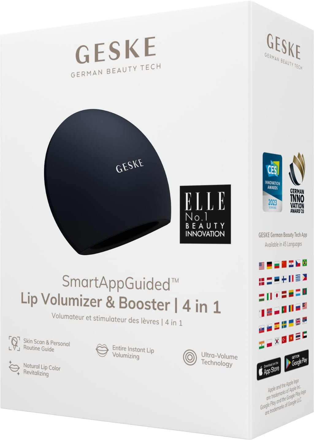 Фото товару: Пристрій для збільшення обʼєму губ GESKE Lip Volumizer&Booster 4в1 Big black № 7