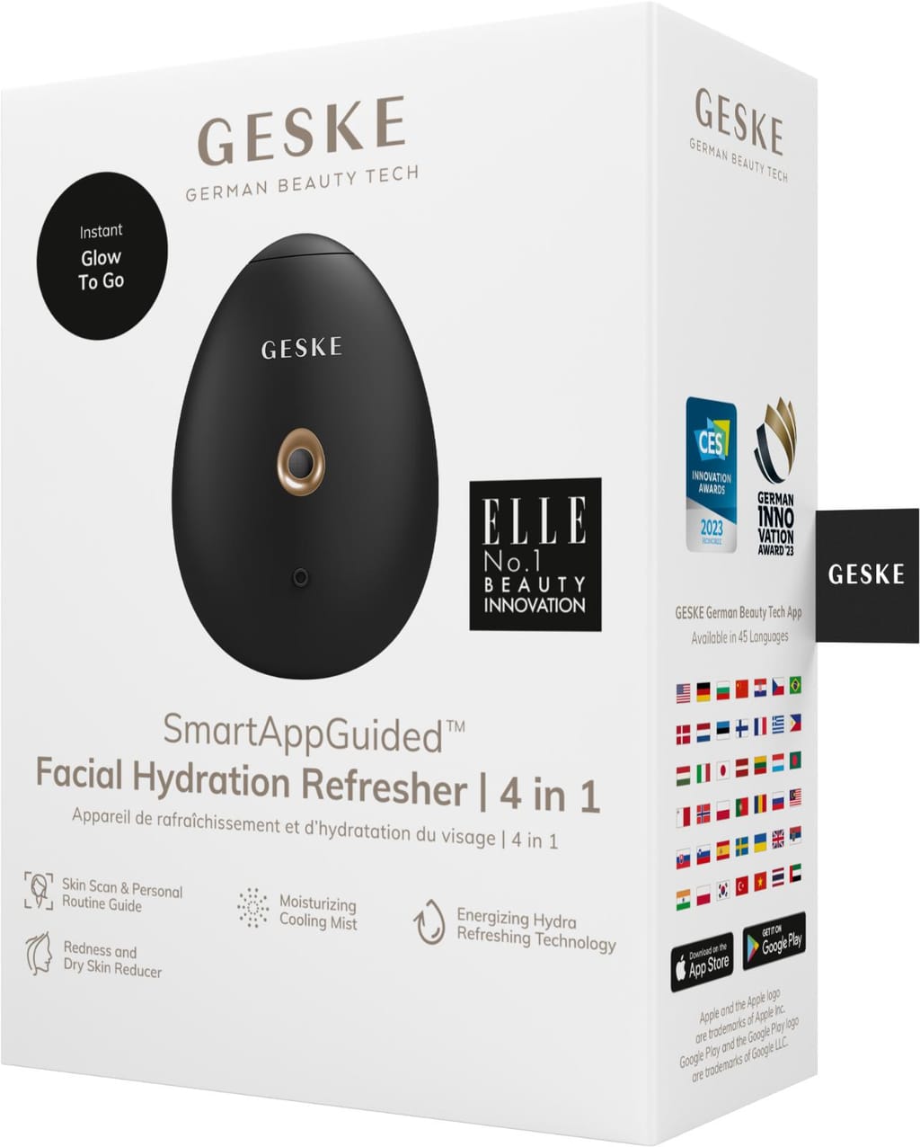 Фото товару: Електронний освіжувач для зволоження обличчя GESKE Facial Hydration Refresher 4в1 gray № 7