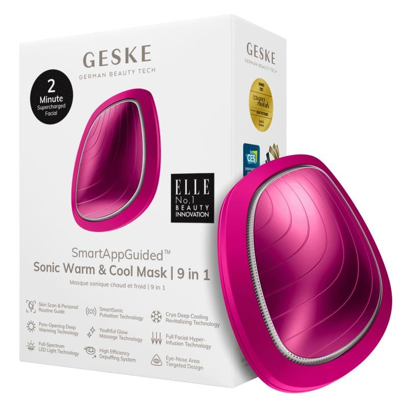 Фото товару: Ультразвукова маска тепло та холод GESKE Sonic Warm&Cool Mask 9в1 magenta № 0