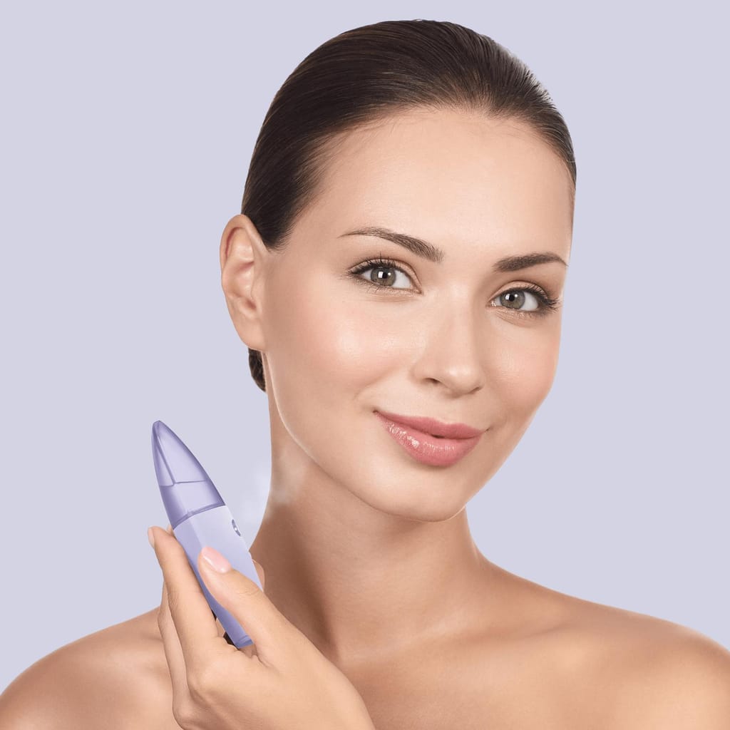 Фото товару: Зволожувач для шкіри обличчя GESKE Facial Hydration Refresher 4 in 1 purple № 3