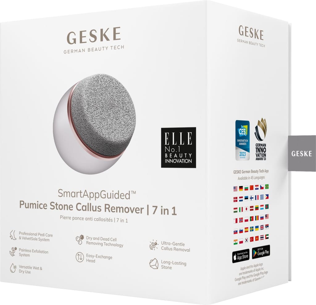 Фото товару: Набір для догляду за стопами GESKE Pumice Stone Callus Remover 7в1 starlight № 6