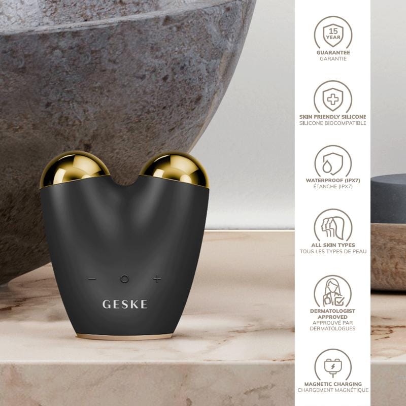 Фото товару: Мікрострумовий підтягувач обличчя GESKE MicroCurrent Face-Lifter 6в1 gray № 2