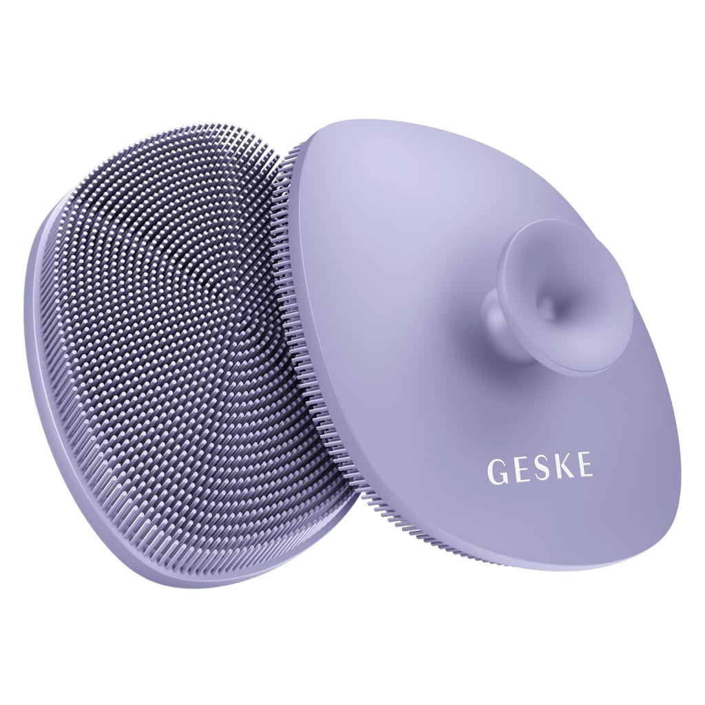 Фото товару: Щітка для обличчя GESKE Facial Brush 4в1 з тримачем purple № 5