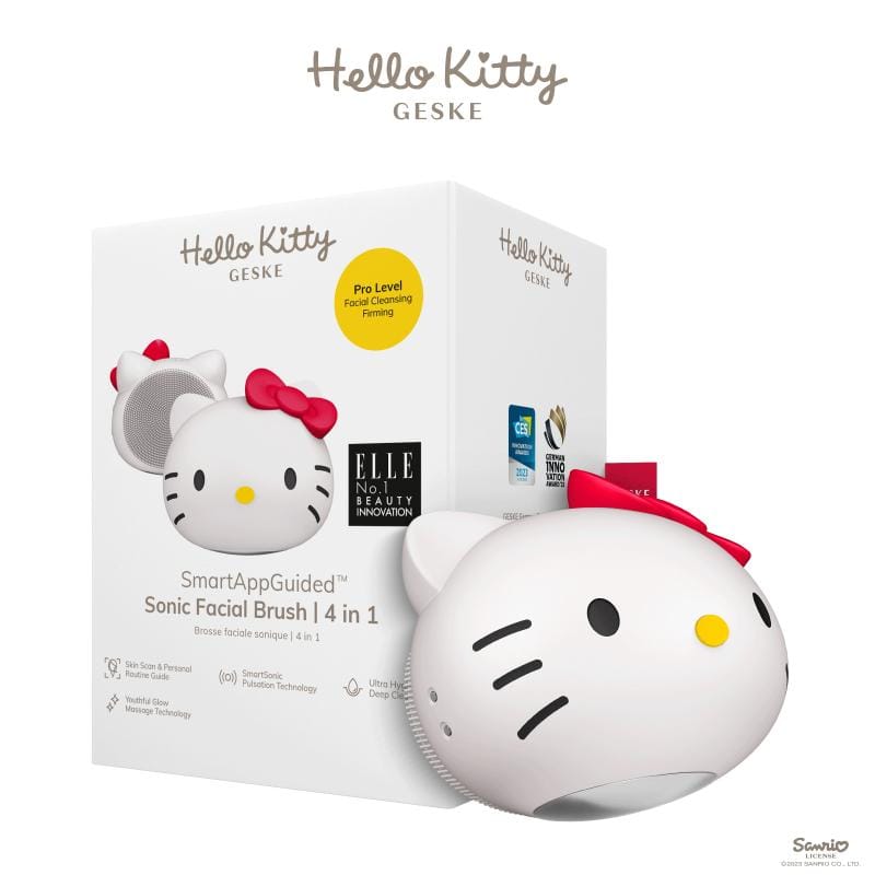 Фото товару: Ультразвукова щітка для обличчя GESKE Sonic  Facial Brush 4в1  by Hello Kitty № 0