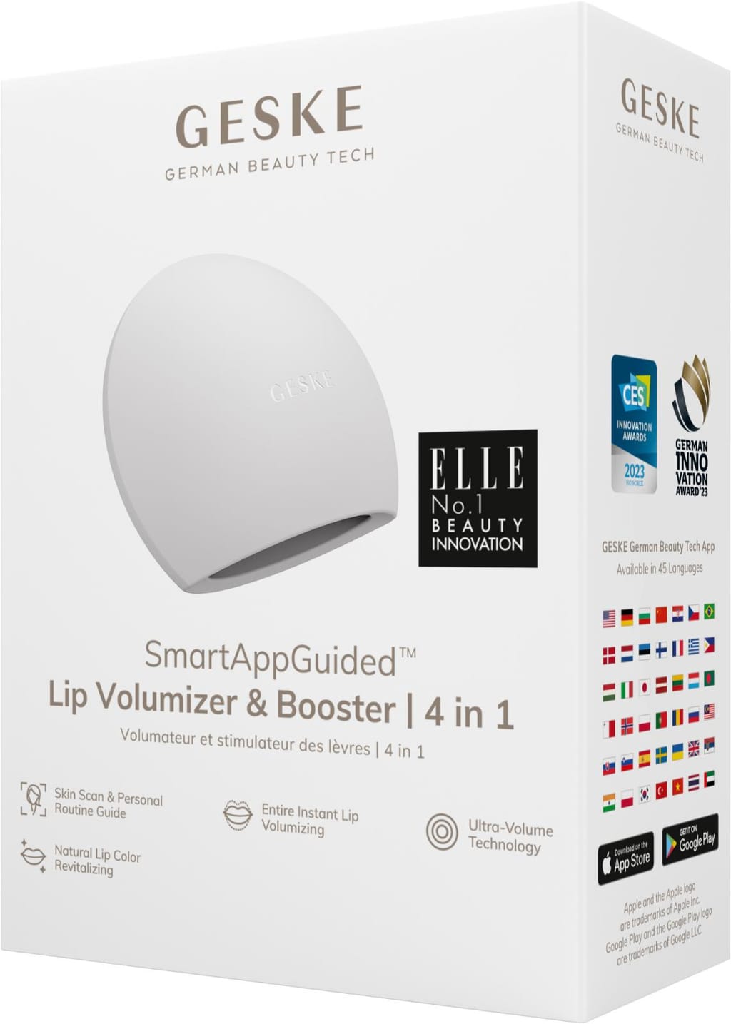 Фото товару: Пристрій для збільшення обʼєму губ GESKE Lip Volumizer&Booster 4в1 Big white № 7