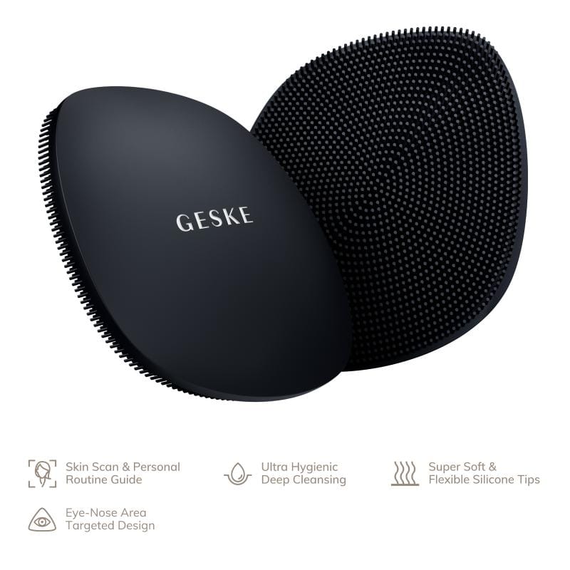 Фото товару: Щітка для обличчя GESKE Facial Brush 4в1 black № 1
