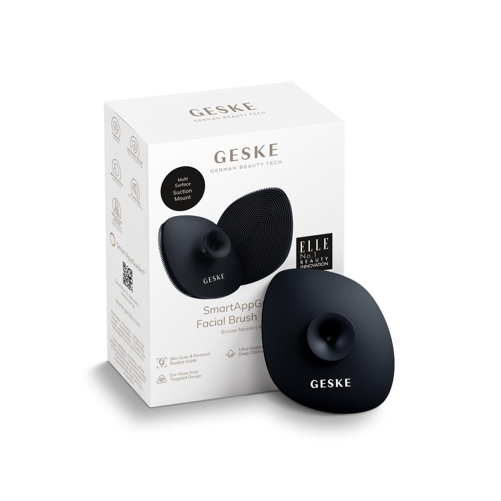 Фото товару: Щітка для обличчя GESKE Facial Brush 4в1 з тримачем black № 8