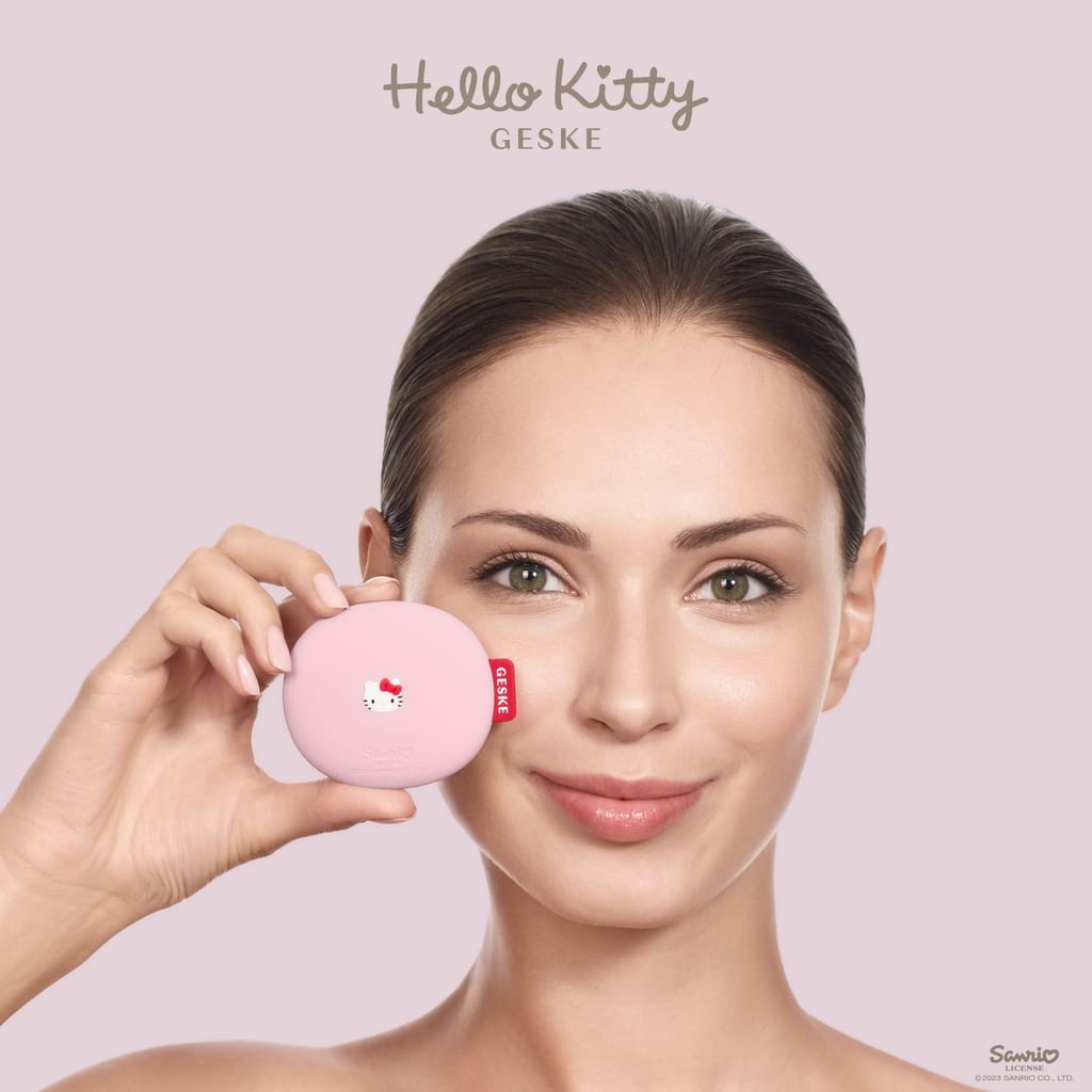 Фото товару: Щітка для обличчя GESKE Facial Brush 3в1 by Hello Kitty pink № 3